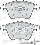VALEO Колодки тормозные передние(для дисков тормозных 320x25mm) VAG A6 97-05 (4B0698151AD, 598750)
