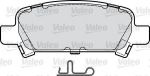 VALEO Колодки тормозные задние SUBARU FORESTER 97-/IMPREZA 98-/LEGACY 98-/OUTBACK 00- (26696AG020, 598895)