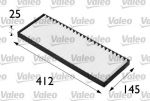Valeo 698202 фильтр, воздух во внутренном пространстве на OPEL VECTRA B универсал (31_)