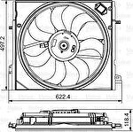 Valeo 698582 вентилятор, охлаждение двигателя на NISSAN QASHQAI (J11, J11_)