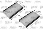 VALEO Салонный фильтр Civic VI (04/01-->) (698735)
