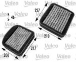 Valeo 698772 фильтр, воздух во внутренном пространстве на MERCEDES-BENZ S-CLASS (W220)