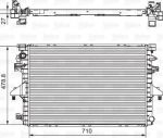 Valeo 701654 радиатор, охлаждение двигателя на VW MULTIVAN V (7HM, 7HN, 7HF, 7EF, 7EM, 7EN)