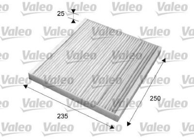 VALEO Фильтр салона PSA Boxer/Jumper//Ducato 06-> (6447YA, 715636)