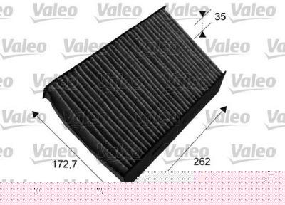 VALEO Фильтр салона угольный Renault Megane III 08-> (272778970R, 715647)