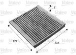 Valeo 715676 фильтр, воздух во внутренном пространстве на VOLVO V40 универсал (VW)