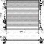Valeo 735625 радиатор, охлаждение двигателя на NISSAN QASHQAI (J11, J11_)