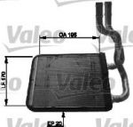 Valeo 812443 теплообменник, отопление салона на KIA CARENS II (FJ)