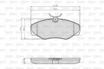 Valeo 872099 комплект тормозных колодок, дисковый тормоз на OPEL VIVARO фургон (F7)