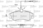 Valeo 872124 комплект тормозных колодок, дисковый тормоз на PEUGEOT PARTNER фургон (5)