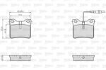 Valeo 872279 комплект тормозных колодок, дисковый тормоз на MERCEDES-BENZ VITO автобус (W639)