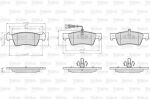 Valeo 872367 комплект тормозных колодок, дисковый тормоз на VW TRANSPORTER V фургон (7HA, 7HH, 7EA, 7EH)