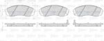 Valeo 872597 комплект тормозных колодок, дисковый тормоз на HYUNDAI H-1 Cargo (TQ)