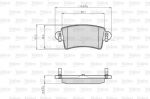Valeo 872669 комплект тормозных колодок, дисковый тормоз на NISSAN INTERSTAR c бортовой платформой/ходовая часть