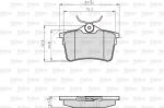 VALEO VL872765_колодки дисковые задние! с антискрипередн. пл. Peugeot Partner 1.6/1.6HDi/2.0HDi 08> (872765)