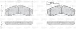 Valeo 873121 комплект тормозных колодок, дисковый тормоз на RENAULT TRUCKS MASCOTT c бортовой платформой/ходовая часть