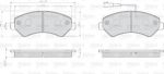 VALEO VL873466_колодки дисковые передн.! Peugeot Boxer 3.0HDi 11> (873466)