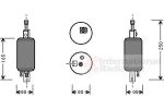 Van Wezel 0100D001 осушитель, кондиционер на ALFA ROMEO 164 (164)