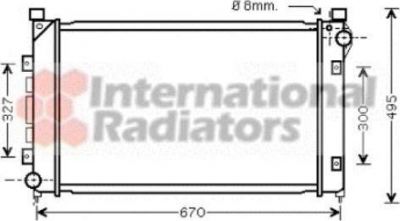 Van Wezel 02002163 радиатор, охлаждение двигателя на LAND ROVER FREELANDER Soft Top (LN_)