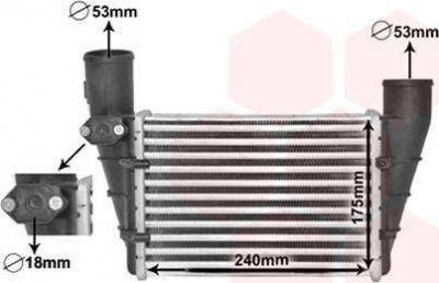 Van Wezel 03004112 интеркулер на AUDI A6 Avant (4B5, C5)
