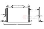 Van Wezel 03005117 конденсатор, кондиционер на AUDI 100 (4A, C4)