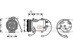 Van Wezel 0300K179 компрессор, кондиционер на AUDI 80 Avant (8C, B4)