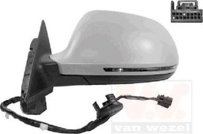 Van Wezel 0327817 наружное зеркало на AUDI A4 Avant (8K5, B8)