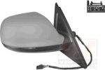Van Wezel 0380808 наружное зеркало на AUDI Q5 (8R)