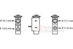 Van Wezel 06001238 расширительный клапан, кондиционер на 5 (E60)