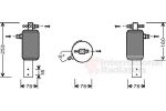 Van Wezel 0600D079 осушитель, кондиционер на 3 (E21)