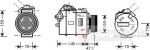 Van Wezel 0600K306 компрессор, кондиционер на 5 (E60)