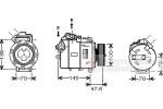 Van Wezel 0600K331 компрессор, кондиционер на 5 (E60)