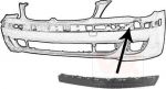 Van Wezel 0663581 облицовка, бампер на 7 (E65, E66, E67)