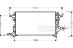 Van Wezel 09005069 конденсатор, кондиционер на PEUGEOT 605 (6B)