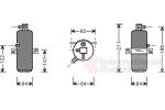 Van Wezel 0900D202 осушитель, кондиционер на PEUGEOT 605 (6B)