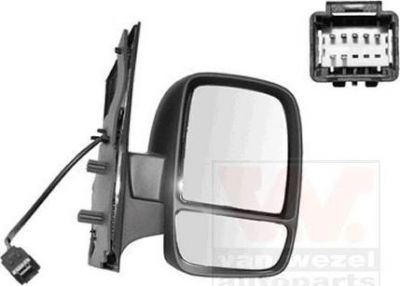 Van Wezel 0943808 наружное зеркало на PEUGEOT EXPERT Tepee (VF3V_)