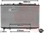 Van Wezel 13002215 радиатор, охлаждение двигателя на NISSAN PRIMERA Hatchback (P12)
