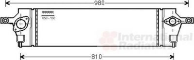 Van Wezel 13004350 интеркулер на NISSAN X-TRAIL (T31)