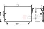 Van Wezel 13005182 конденсатор, кондиционер на NISSAN PRIMERA Traveller (WP11)