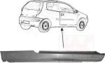 Van Wezel 1620102 накладка порога на FIAT PUNTO (188)