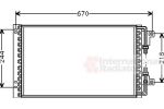Van Wezel 17005157 конденсатор, кондиционер на FIAT CROMA (154)