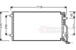 Van Wezel 17005175 конденсатор, кондиционер на FIAT CROMA (154)
