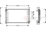 Van Wezel 17005194 конденсатор, кондиционер на FIAT BRAVA (182)