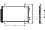 Van Wezel 17005351 конденсатор, кондиционер на FIAT DUCATO автобус (244, Z_)