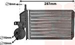 Van Wezel 17006259 теплообменник, отопление салона на FIAT SEICENTO / 600 (187)