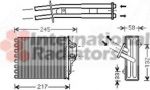 Van Wezel 17006304 теплообменник, отопление салона на FIAT PANDA (169)