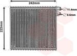 Van Wezel 1700V421 испаритель, кондиционер на FIAT STILO (192)