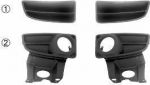 Van Wezel 1709593 решетка вентилятора, буфер на FIAT PANDA Van (169)