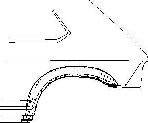 Van Wezel 1725146 боковина на FIAT RITMO II (138A)