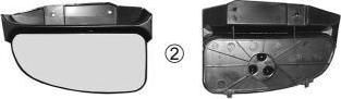 Van Wezel 1747834 зеркальное стекло, наружное зеркало на PEUGEOT BOXER фургон (230L)
